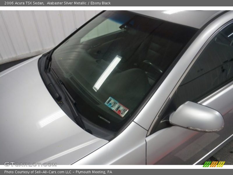Alabaster Silver Metallic / Ebony Black 2006 Acura TSX Sedan