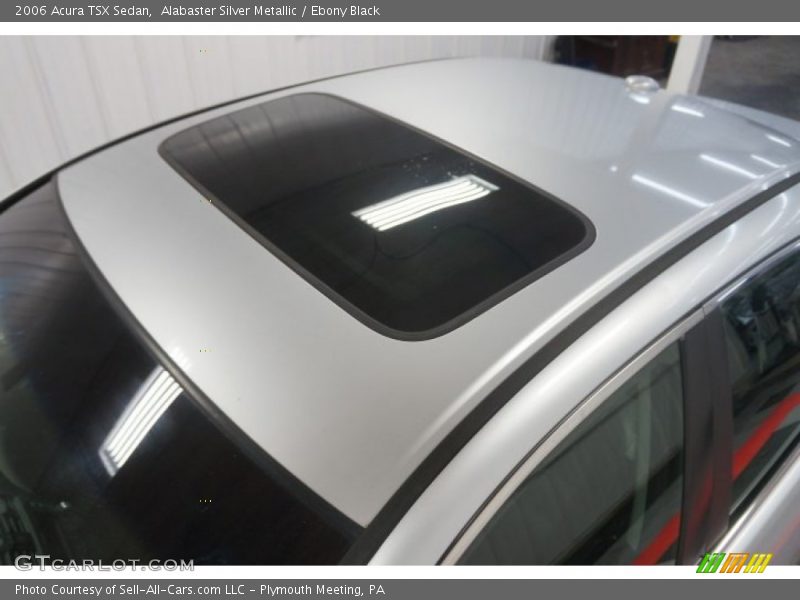 Alabaster Silver Metallic / Ebony Black 2006 Acura TSX Sedan