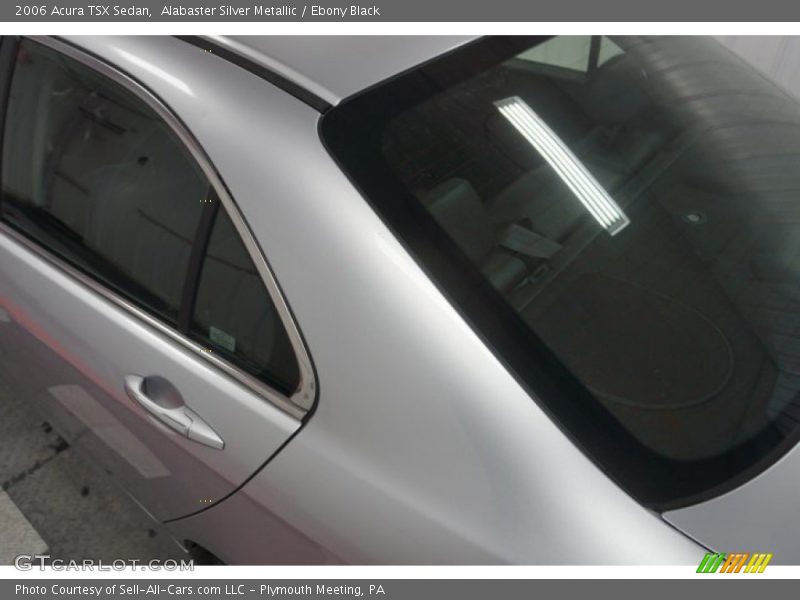 Alabaster Silver Metallic / Ebony Black 2006 Acura TSX Sedan