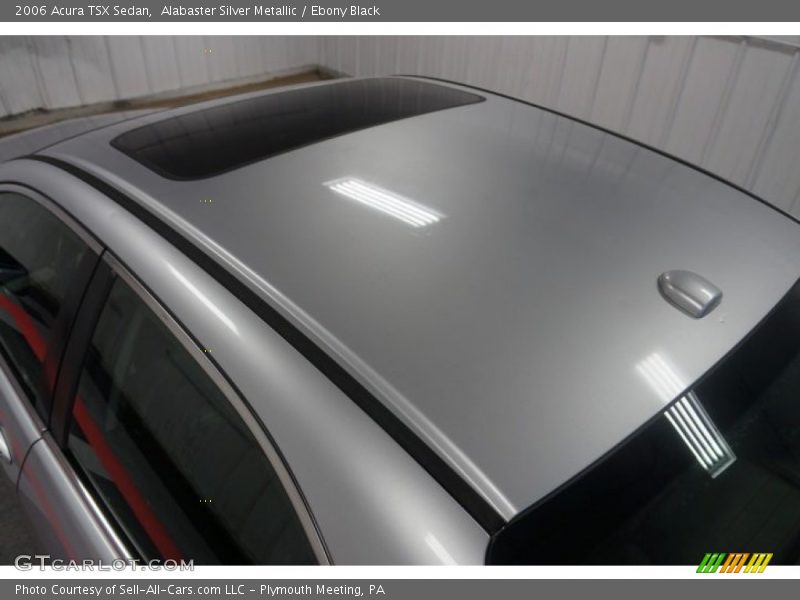 Alabaster Silver Metallic / Ebony Black 2006 Acura TSX Sedan