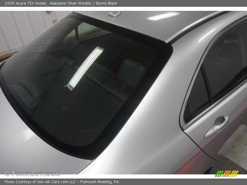 Alabaster Silver Metallic / Ebony Black 2006 Acura TSX Sedan