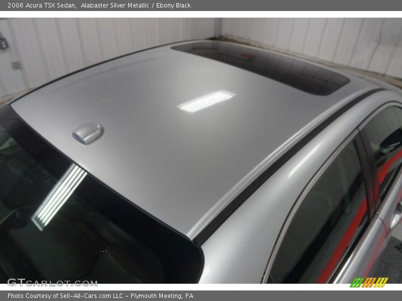 Alabaster Silver Metallic / Ebony Black 2006 Acura TSX Sedan