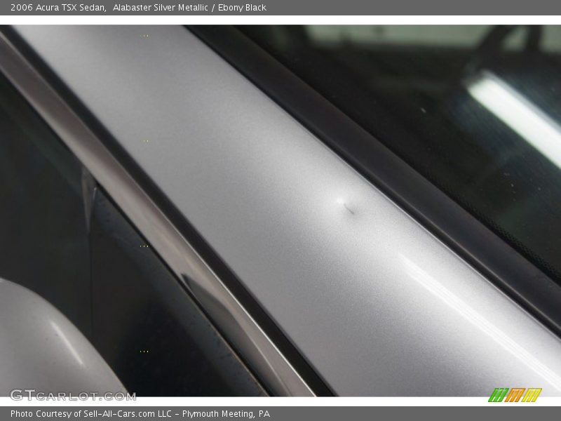 Alabaster Silver Metallic / Ebony Black 2006 Acura TSX Sedan