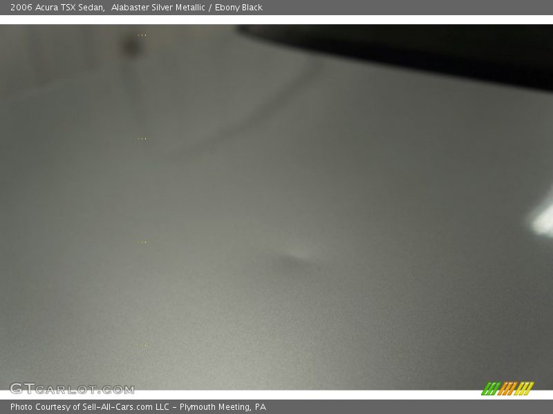 Alabaster Silver Metallic / Ebony Black 2006 Acura TSX Sedan