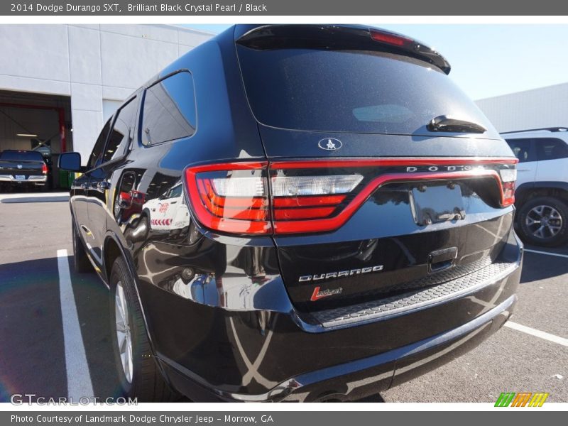 Brilliant Black Crystal Pearl / Black 2014 Dodge Durango SXT