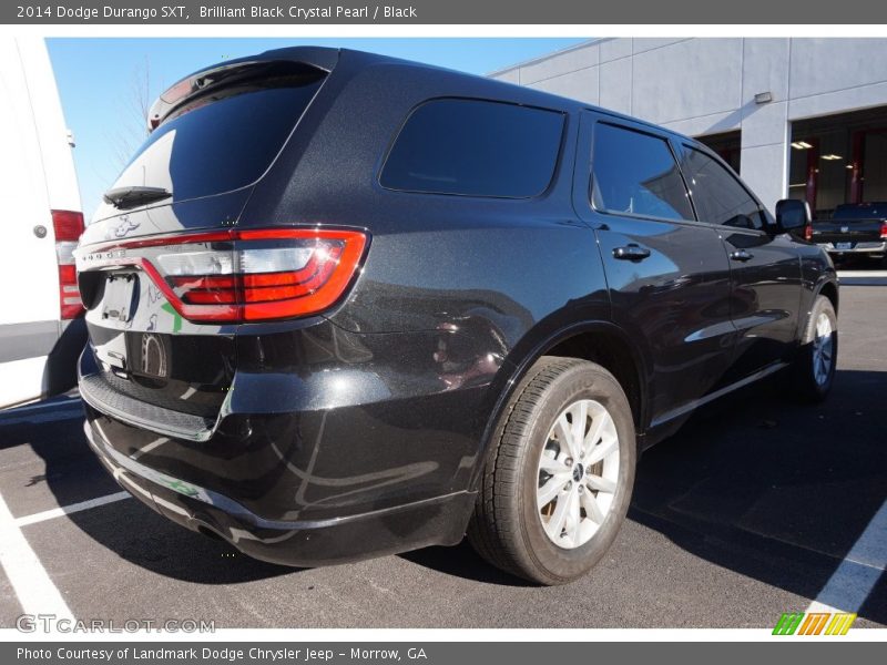 Brilliant Black Crystal Pearl / Black 2014 Dodge Durango SXT