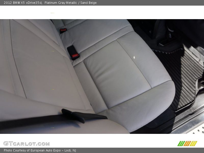 Platinum Gray Metallic / Sand Beige 2012 BMW X5 xDrive35d