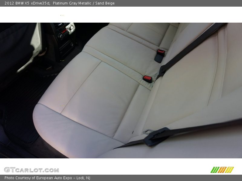 Platinum Gray Metallic / Sand Beige 2012 BMW X5 xDrive35d