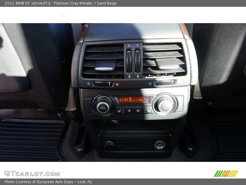 Platinum Gray Metallic / Sand Beige 2012 BMW X5 xDrive35d