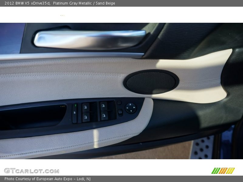 Platinum Gray Metallic / Sand Beige 2012 BMW X5 xDrive35d