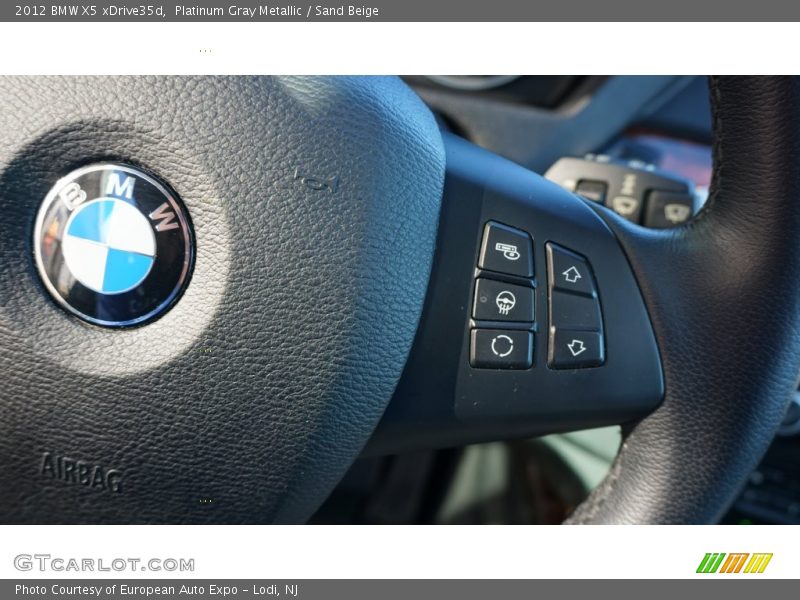 Platinum Gray Metallic / Sand Beige 2012 BMW X5 xDrive35d