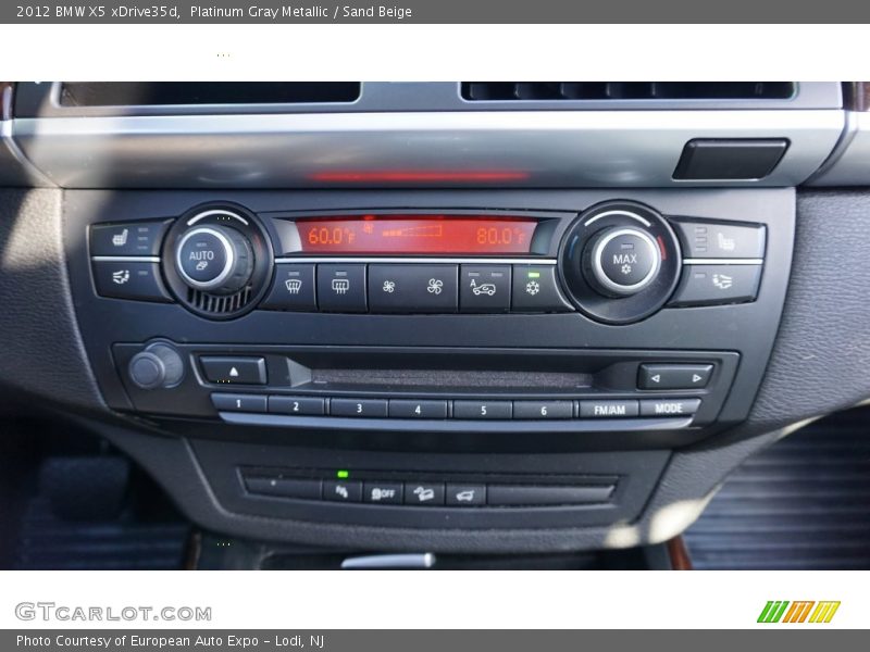 Platinum Gray Metallic / Sand Beige 2012 BMW X5 xDrive35d