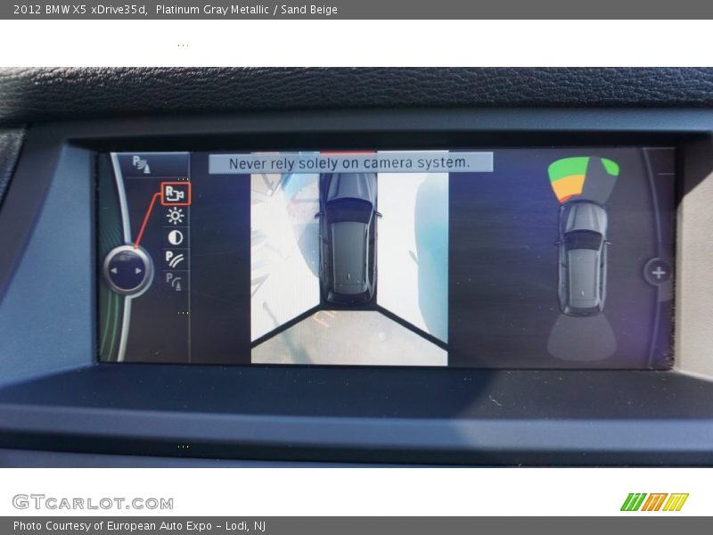 Platinum Gray Metallic / Sand Beige 2012 BMW X5 xDrive35d