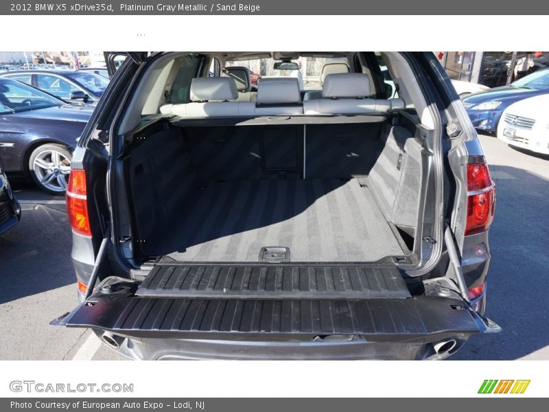 Platinum Gray Metallic / Sand Beige 2012 BMW X5 xDrive35d