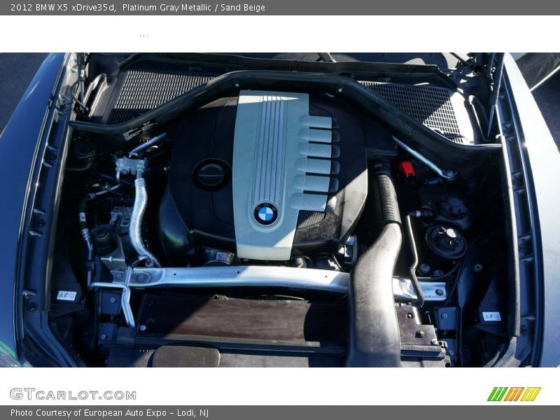 Platinum Gray Metallic / Sand Beige 2012 BMW X5 xDrive35d