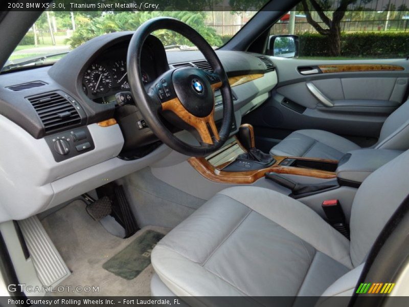  2002 X5 3.0i Grey Interior