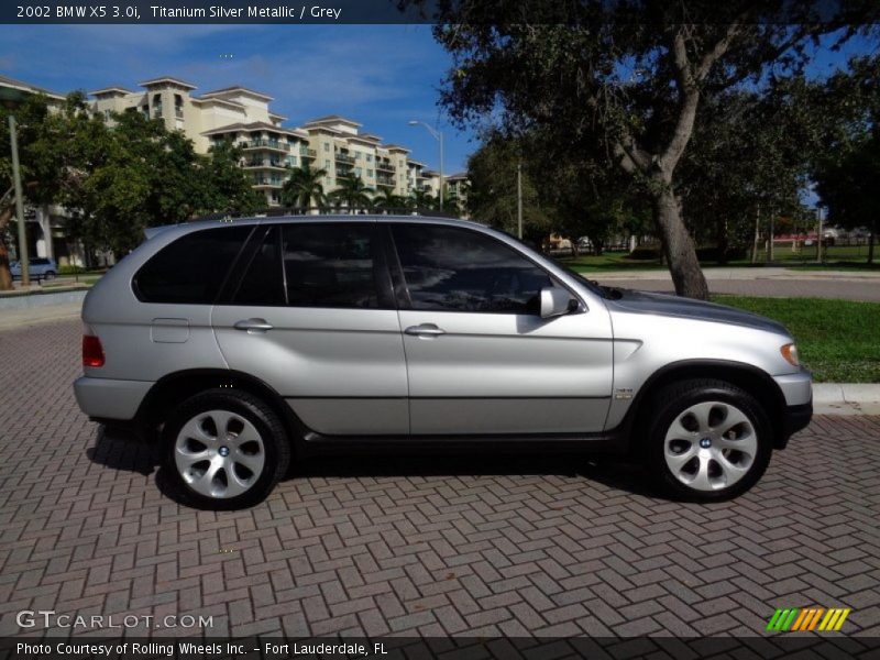  2002 X5 3.0i Titanium Silver Metallic