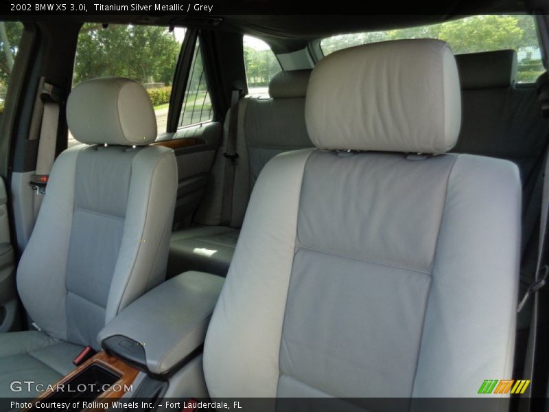 Titanium Silver Metallic / Grey 2002 BMW X5 3.0i