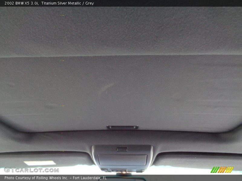 Titanium Silver Metallic / Grey 2002 BMW X5 3.0i
