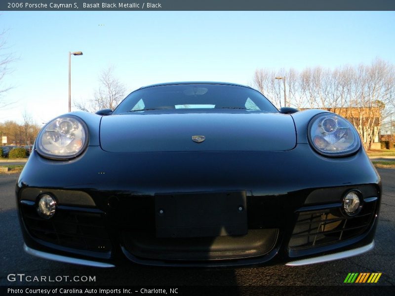 Basalt Black Metallic / Black 2006 Porsche Cayman S