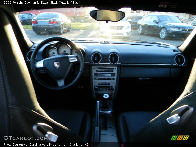 Basalt Black Metallic / Black 2006 Porsche Cayman S