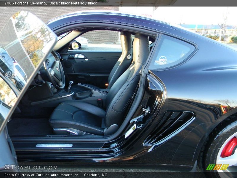 Basalt Black Metallic / Black 2006 Porsche Cayman S