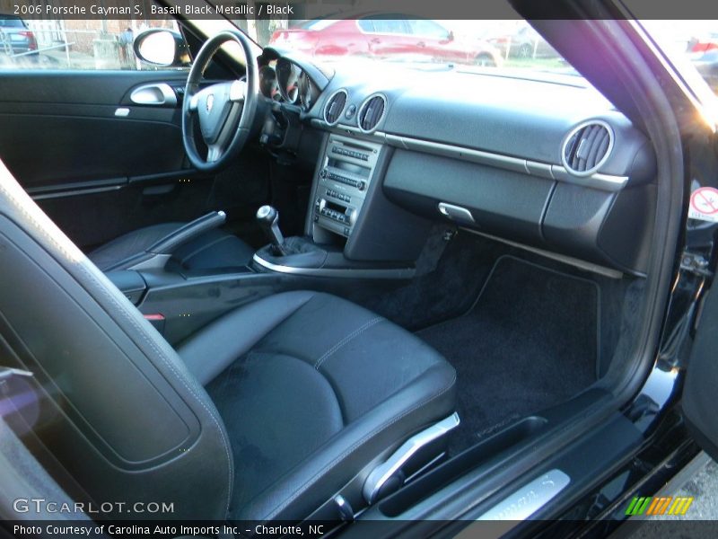 Basalt Black Metallic / Black 2006 Porsche Cayman S