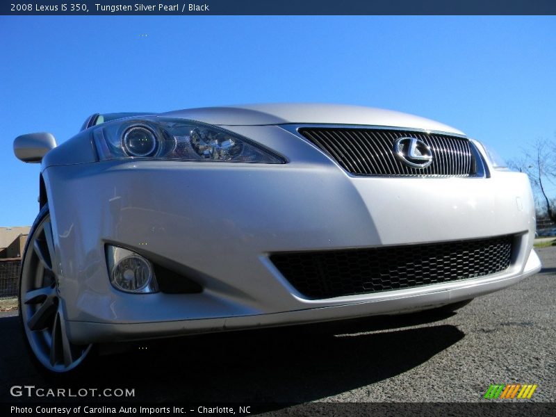 Tungsten Silver Pearl / Black 2008 Lexus IS 350