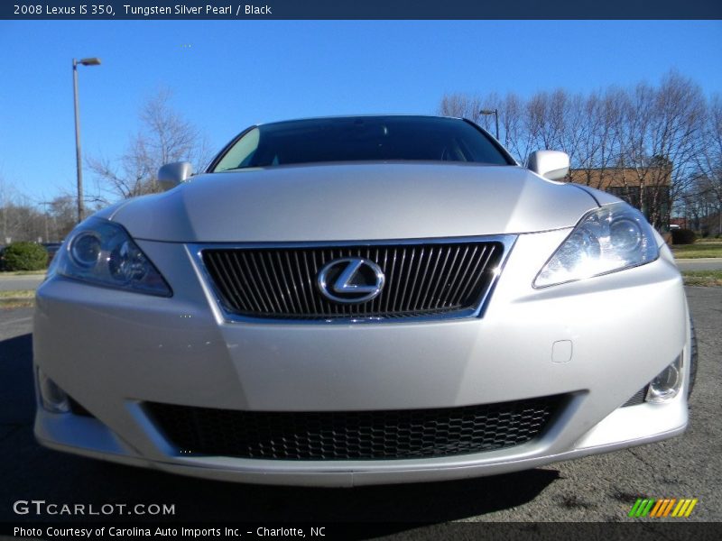 Tungsten Silver Pearl / Black 2008 Lexus IS 350