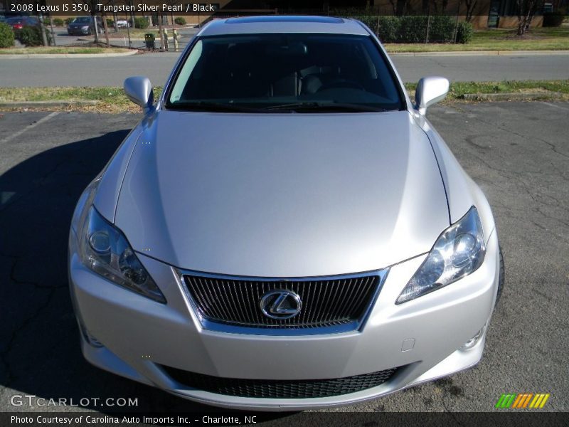 Tungsten Silver Pearl / Black 2008 Lexus IS 350
