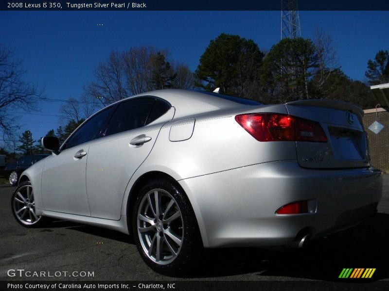 Tungsten Silver Pearl / Black 2008 Lexus IS 350