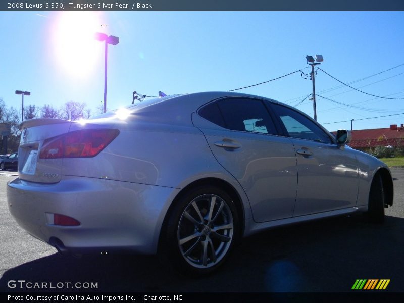 Tungsten Silver Pearl / Black 2008 Lexus IS 350