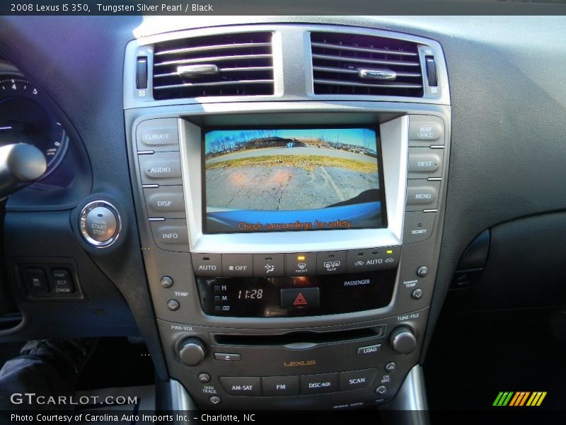 Tungsten Silver Pearl / Black 2008 Lexus IS 350