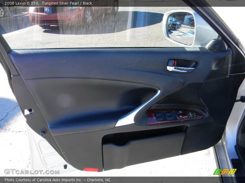 Tungsten Silver Pearl / Black 2008 Lexus IS 350