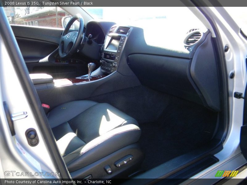 Tungsten Silver Pearl / Black 2008 Lexus IS 350