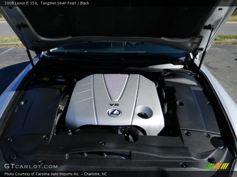 Tungsten Silver Pearl / Black 2008 Lexus IS 350