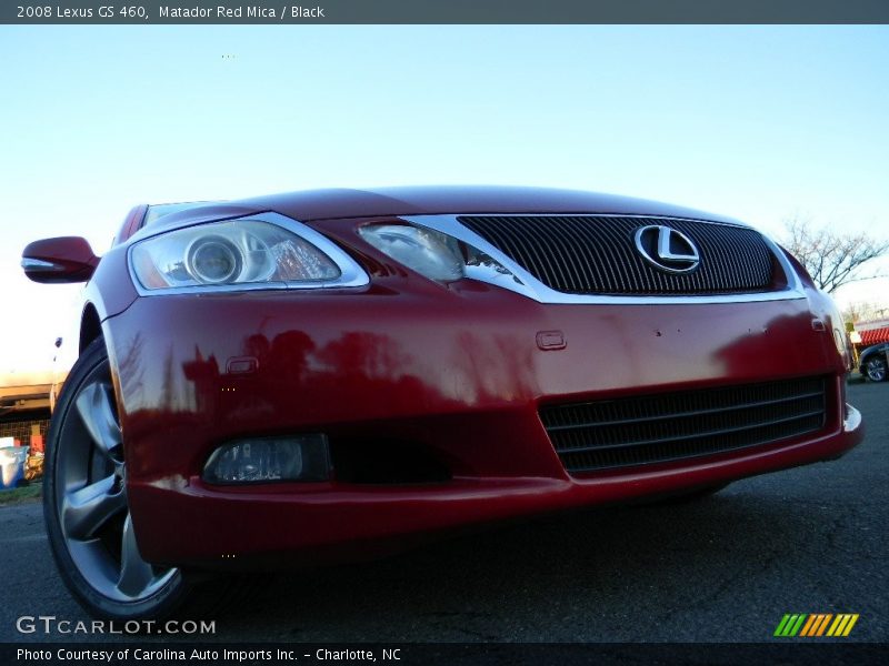 Matador Red Mica / Black 2008 Lexus GS 460