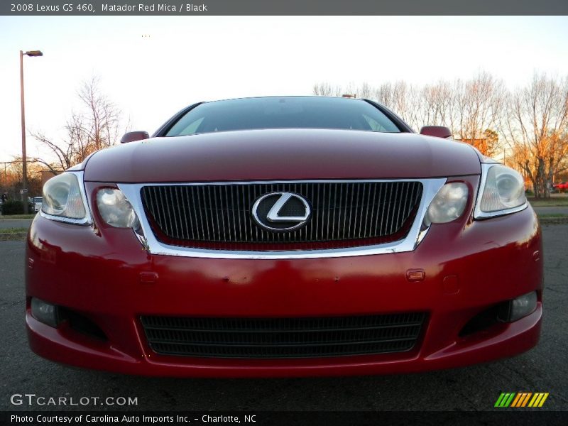 Matador Red Mica / Black 2008 Lexus GS 460