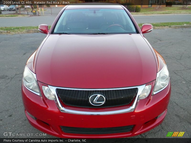 Matador Red Mica / Black 2008 Lexus GS 460