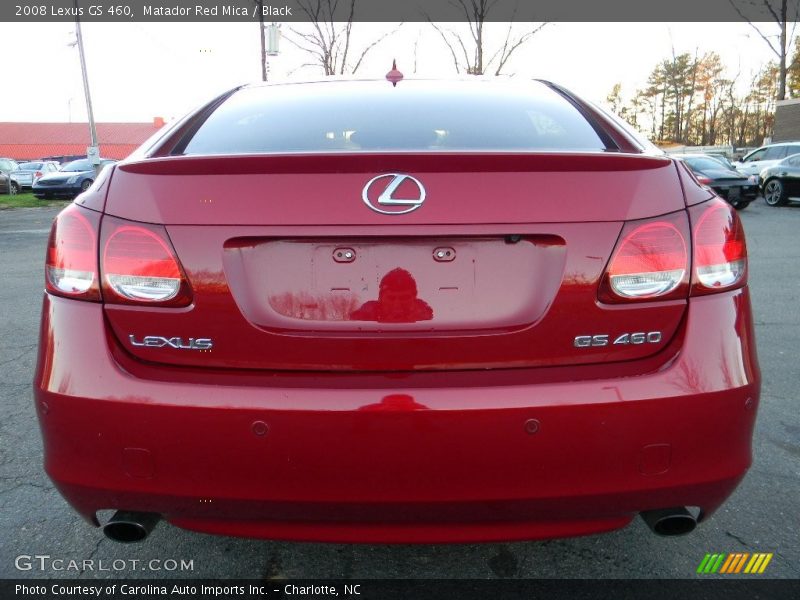 Matador Red Mica / Black 2008 Lexus GS 460