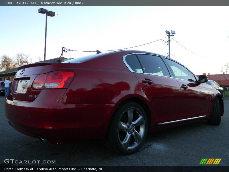 Matador Red Mica / Black 2008 Lexus GS 460