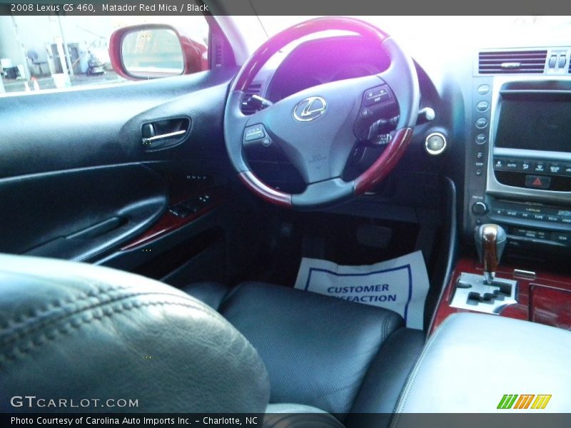 Matador Red Mica / Black 2008 Lexus GS 460