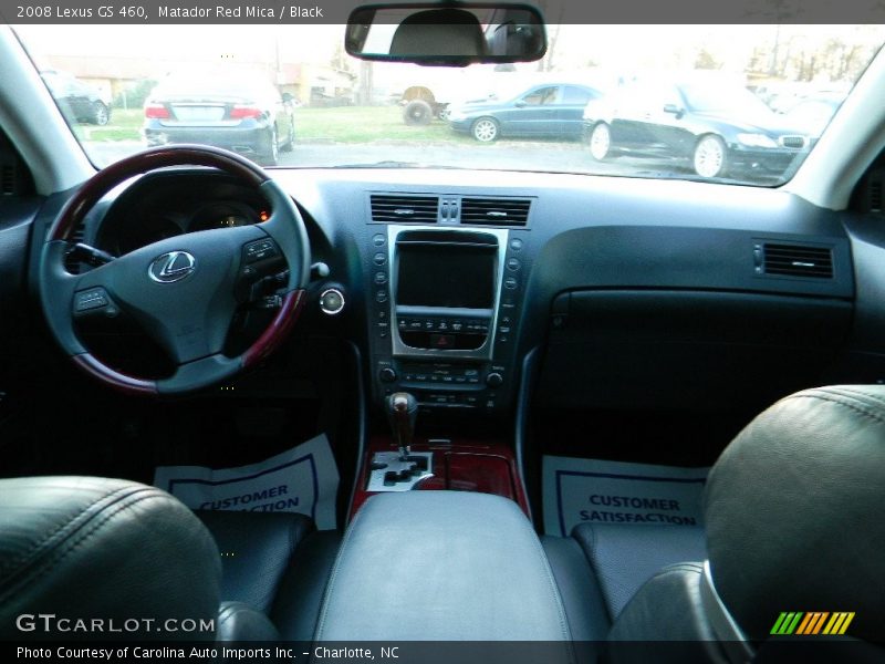 Matador Red Mica / Black 2008 Lexus GS 460