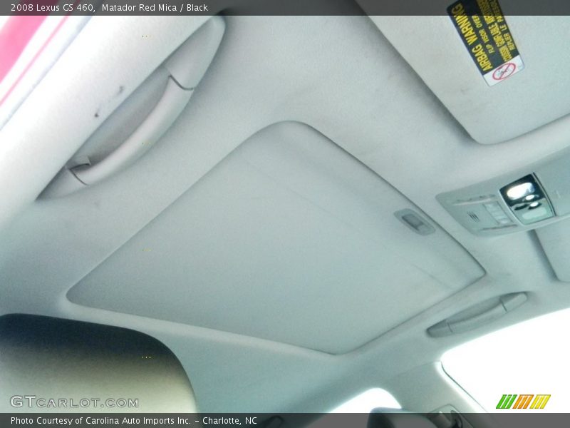 Matador Red Mica / Black 2008 Lexus GS 460
