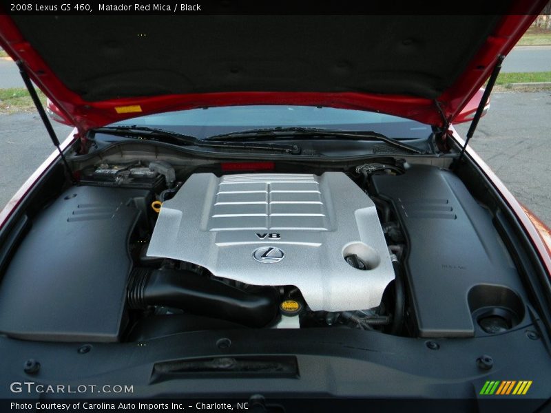 Matador Red Mica / Black 2008 Lexus GS 460