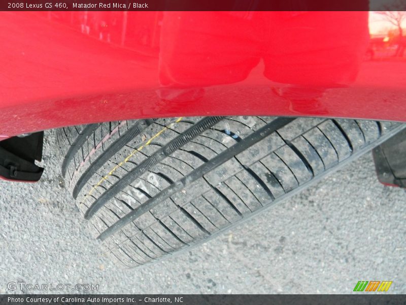 Matador Red Mica / Black 2008 Lexus GS 460