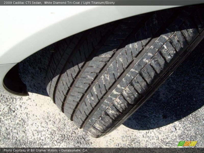 White Diamond Tri-Coat / Light Titanium/Ebony 2009 Cadillac CTS Sedan