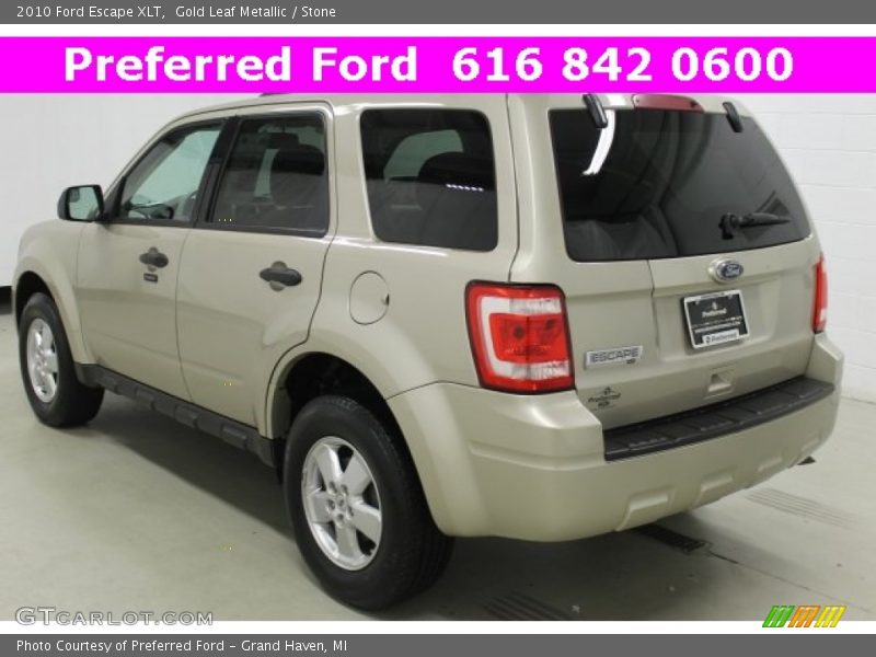 Gold Leaf Metallic / Stone 2010 Ford Escape XLT