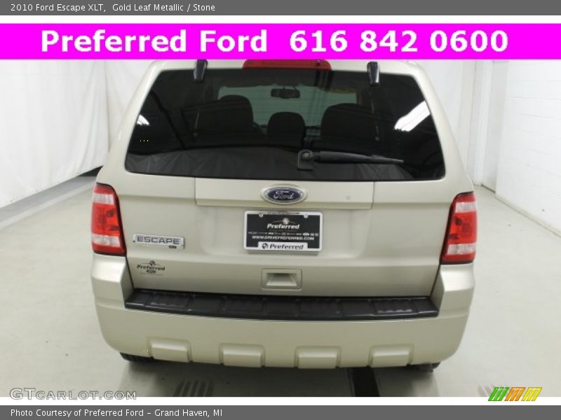 Gold Leaf Metallic / Stone 2010 Ford Escape XLT