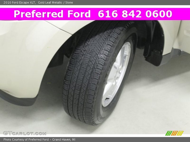 Gold Leaf Metallic / Stone 2010 Ford Escape XLT